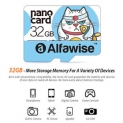 Alfawise 32GB High Speed High Capacity Micro SD Card – MULTI LIGHT BLUE 32GB