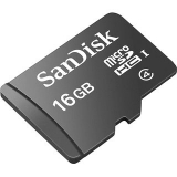 SanDisk 16 GB Micro SDHC Memory Card