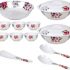 Agile Flowerware Stylish Premium Pack of 40 Dinner Set