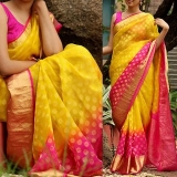 Sharda Creation Multicolour Bhagalpuri silk saree