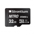 Strontium Nitro 32GB Micro SDHC Memory Card 85MB/s