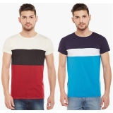 Pack of 2 Colorblock T-shirts by Stylogue