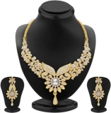 Sukkhi  Alloy Jewel Set Necklace (Gold)