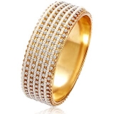 Sukkhi Gold Plated Gold & White Alloy Bracelets For Women