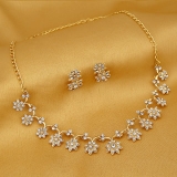 Sukkhi Stylish Gold Plated Collar Necklace set For Women