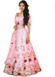 Taani fashion Embroidered Semi Stitched Lehenga Choli