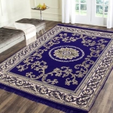 The World Trendz Blue Cotton Carpet  (138 cm X 213 cm)