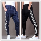 Men’s Navy Cotton Blend Trackpants (Pack of 2)