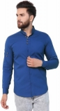 Only at Rs. 398 Men Solid Casual Mandarin Shirt