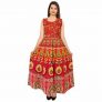 Women Jaipuri Traditional Multicolor Printed Dress