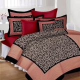 Vidhya Enterprises 190 TC Cotton Double Printed Bedsheet