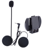 Wired Headset Mic/Speaker for V4/V6 Motorcycle Bluetooth Helmet Intercom with Clip Intercomunicador Moto Accessories
